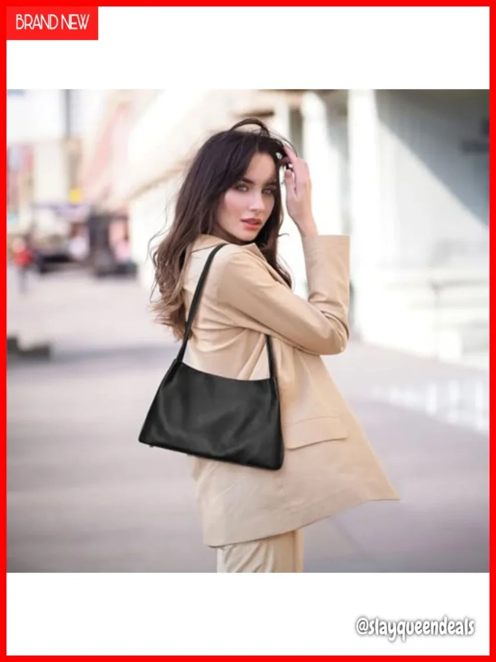 Genuine Leather Hobo Bag for Women | Top Grain Cowhide Soft Shoulder Purse with